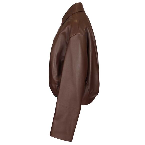 Loewe Women Draped Jacket In Calfskin Nappa - Picture 3 of 6